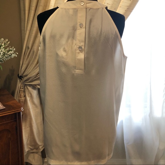❌SOLD❌ BNWT RAOUL off-white silk sleeveless top - Picture 2 of 4
